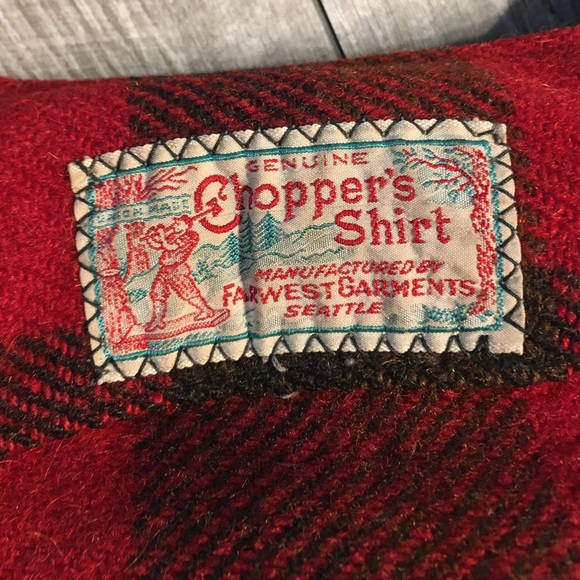 Chopper’s Farwest Garments Mackinaw Vtg Wool Cruiser Field Jacket Men's Sz Large - Picture 3 of 14